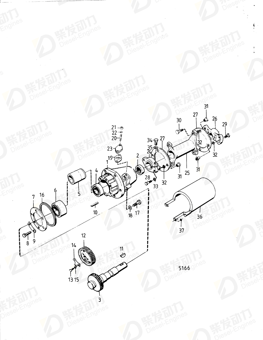 VOLVO Companion flange 467471 Drawing